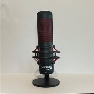 Hype Black and Red Desktop Broadcast Microphone